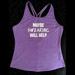 CVG discontinued open back tank top